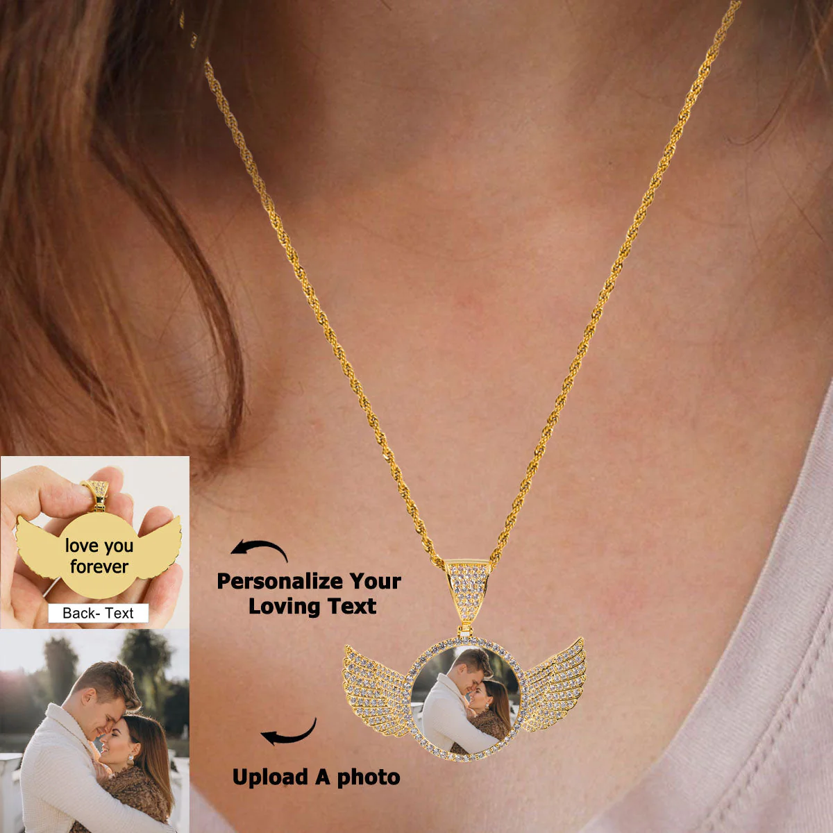 Personalized Photo Charm Hip Hop Pendant - Image 3