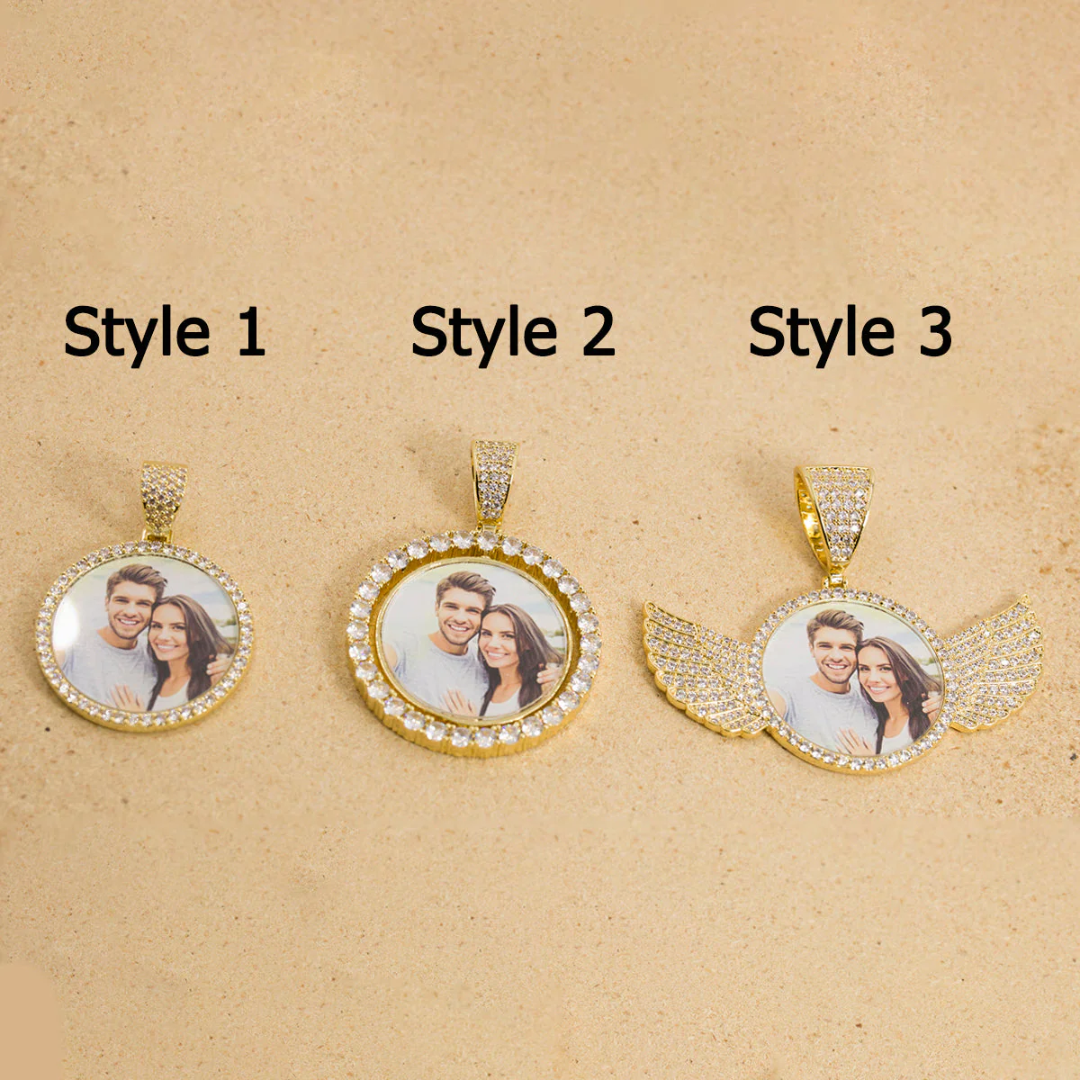 Personalized Photo Charm Hip Hop Pendant - Image 4
