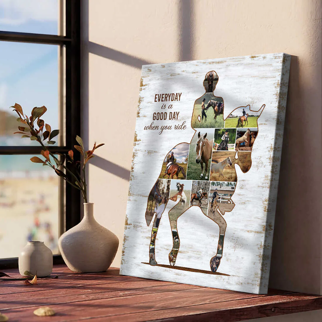 Personalized Photo Collage Gift For Horse Riders - Image 2