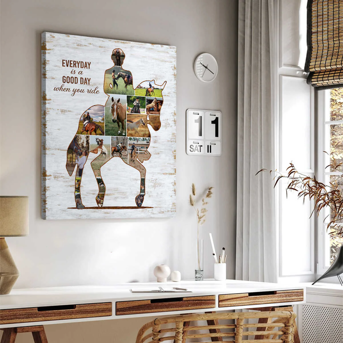 Personalized Photo Collage Gift For Horse Riders - Image 3