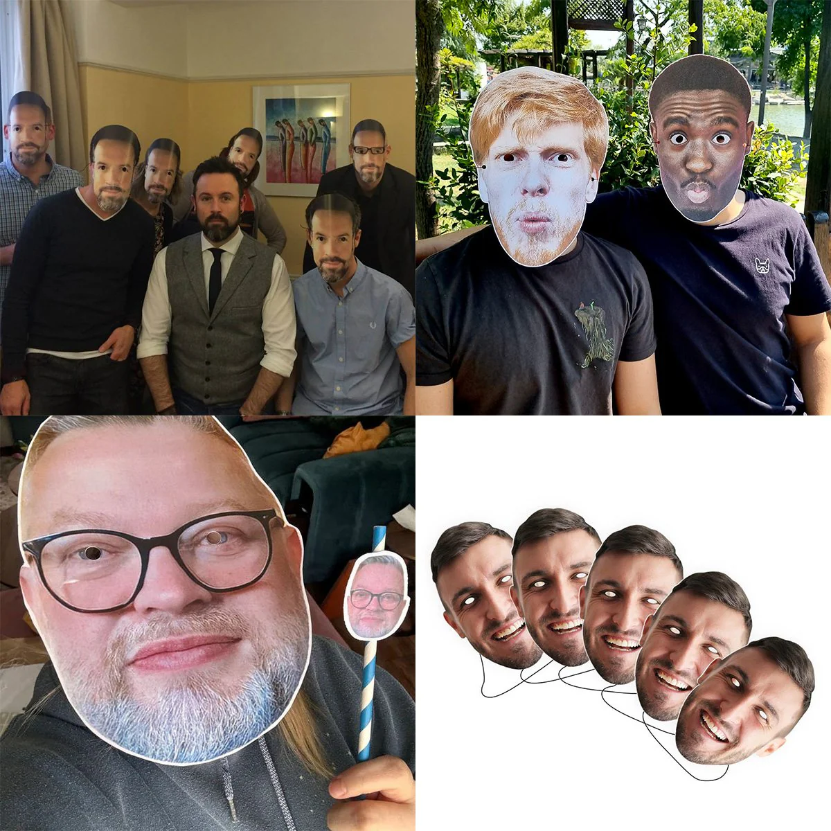 Personalized Photo Face Party Mask - Image 10