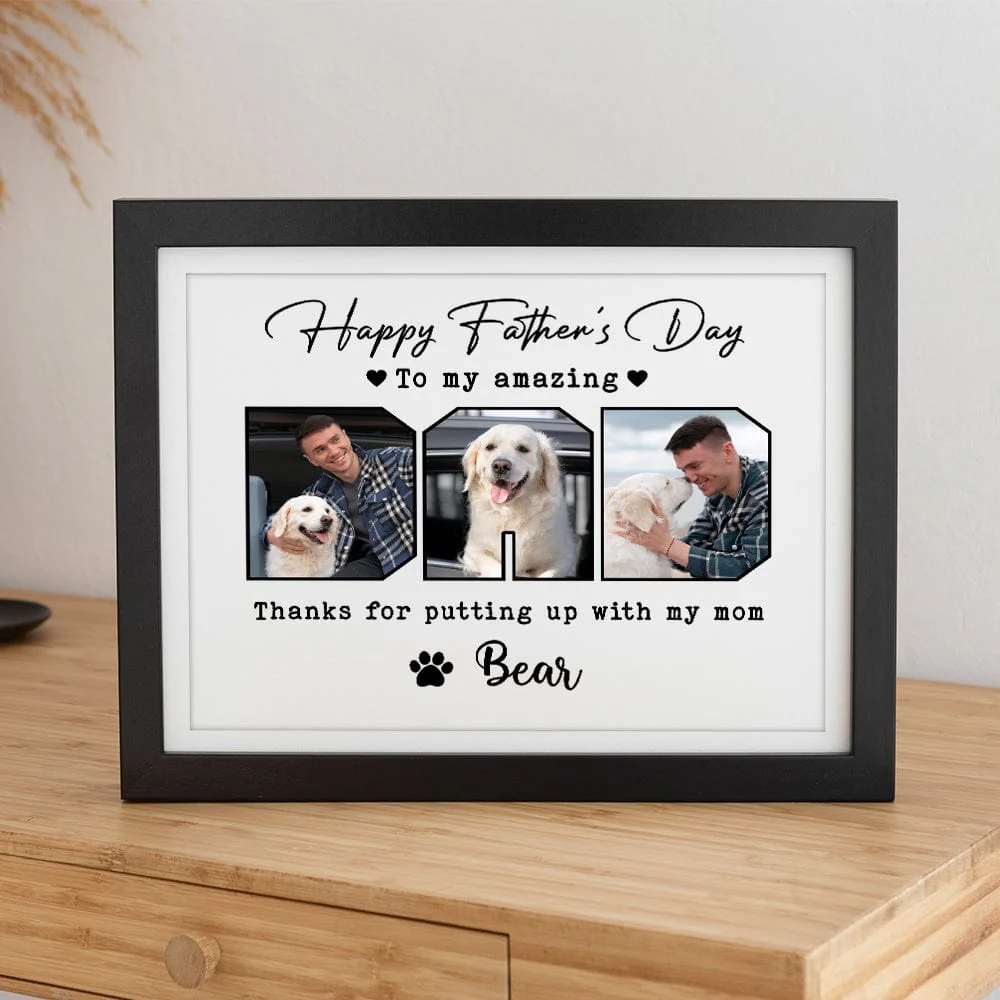 Personalized Photo Happy Father's Day To My Amazing Dad Picture Frame - Image 2