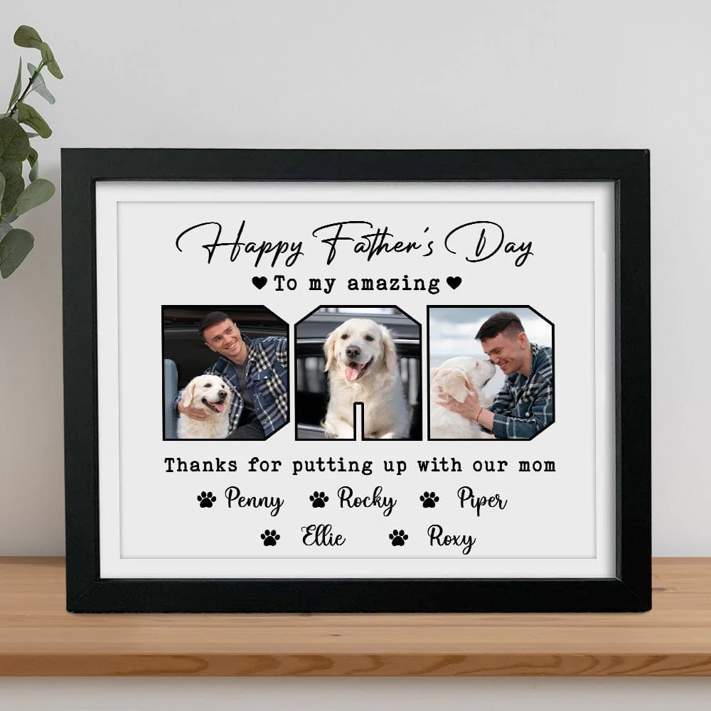 Personalized Photo Happy Father's Day To My Amazing Dad Picture Frame - Image 3