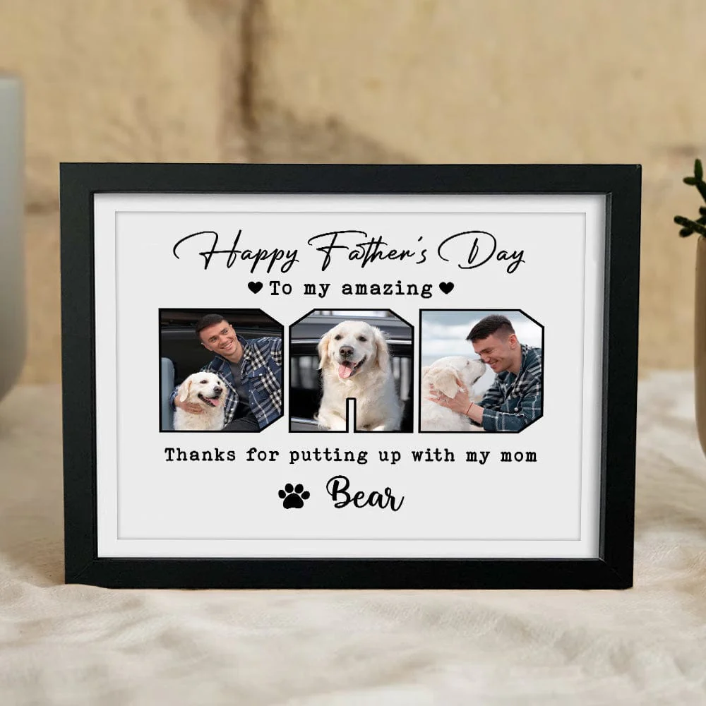 Personalized Photo Happy Father's Day To My Amazing Dad Picture Frame - Image 4