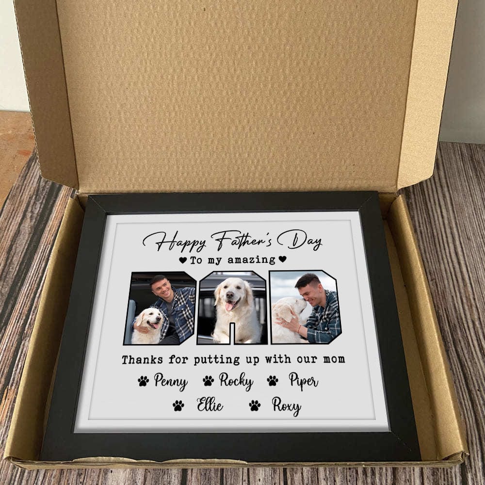 Personalized Photo Happy Father's Day To My Amazing Dad Picture Frame - Image 5