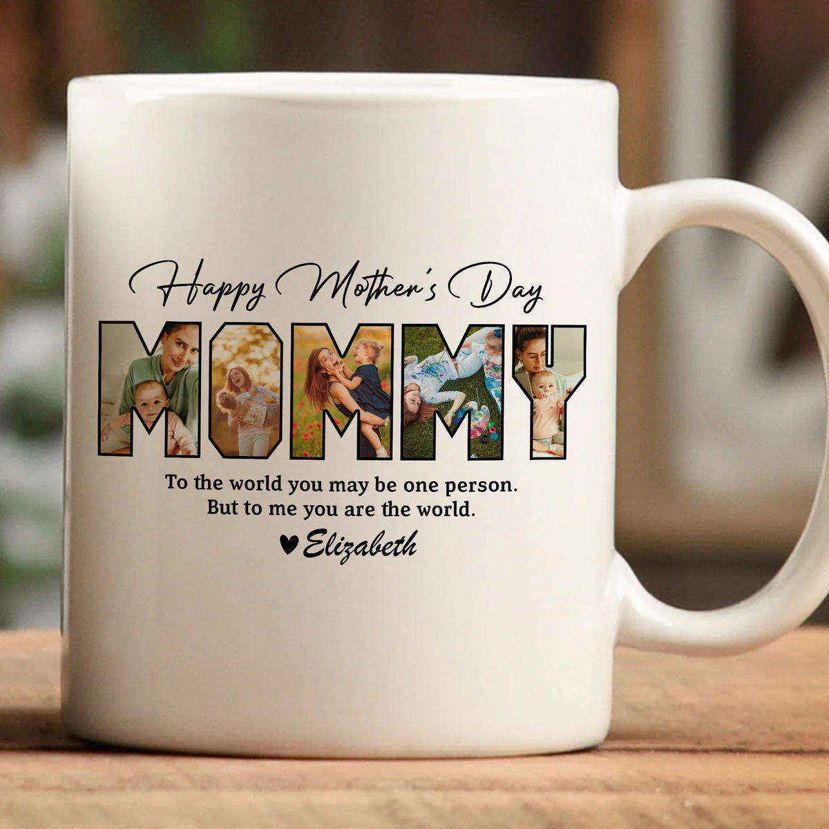 Personalized Photo Happy Mother's Day To Mom Mug - Image 2