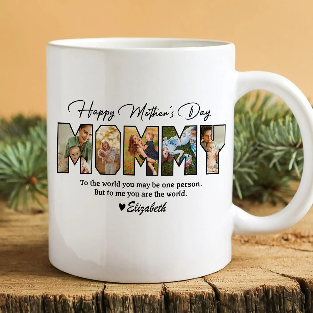 Personalized Photo Happy Mother's Day To Mom Mug - Image 5