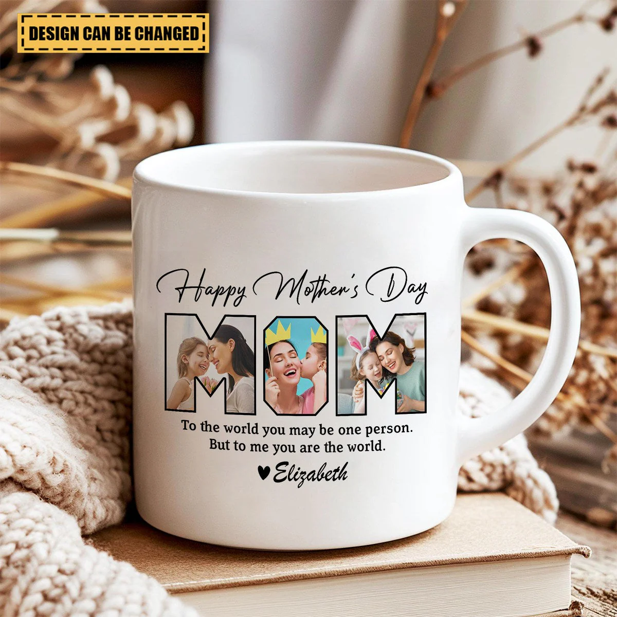 Personalized Photo Happy Mother's Day To Mom Mug - Image 6
