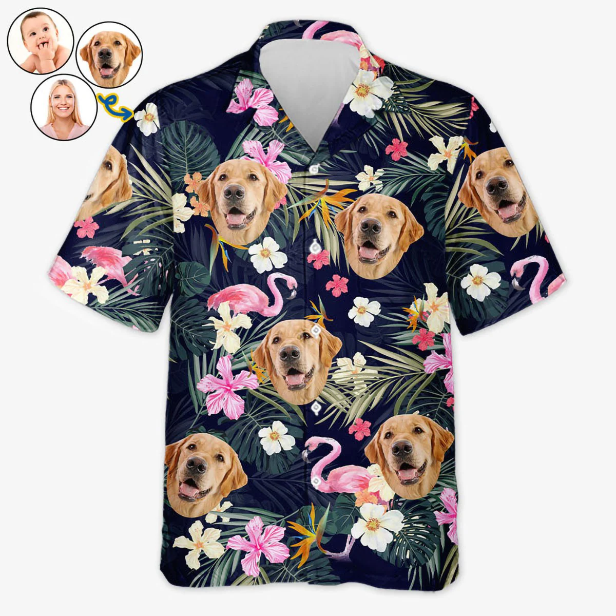 Personalized Photo Hawaiian Beach Shirt - Image 10