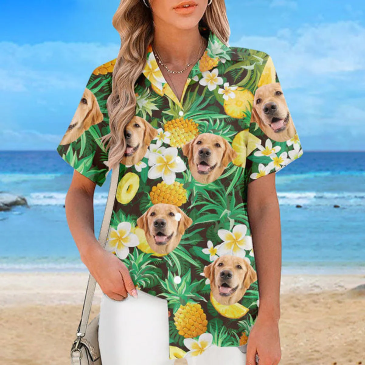 Personalized Photo Hawaiian Beach Shirt - Image 11