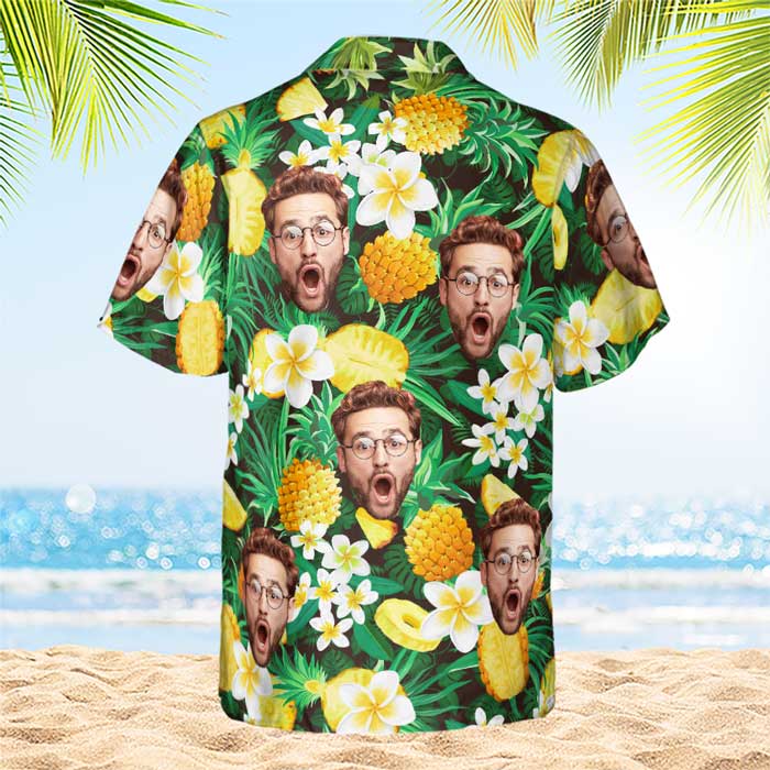 Personalized Photo Hawaiian Beach Shirt - Image 4
