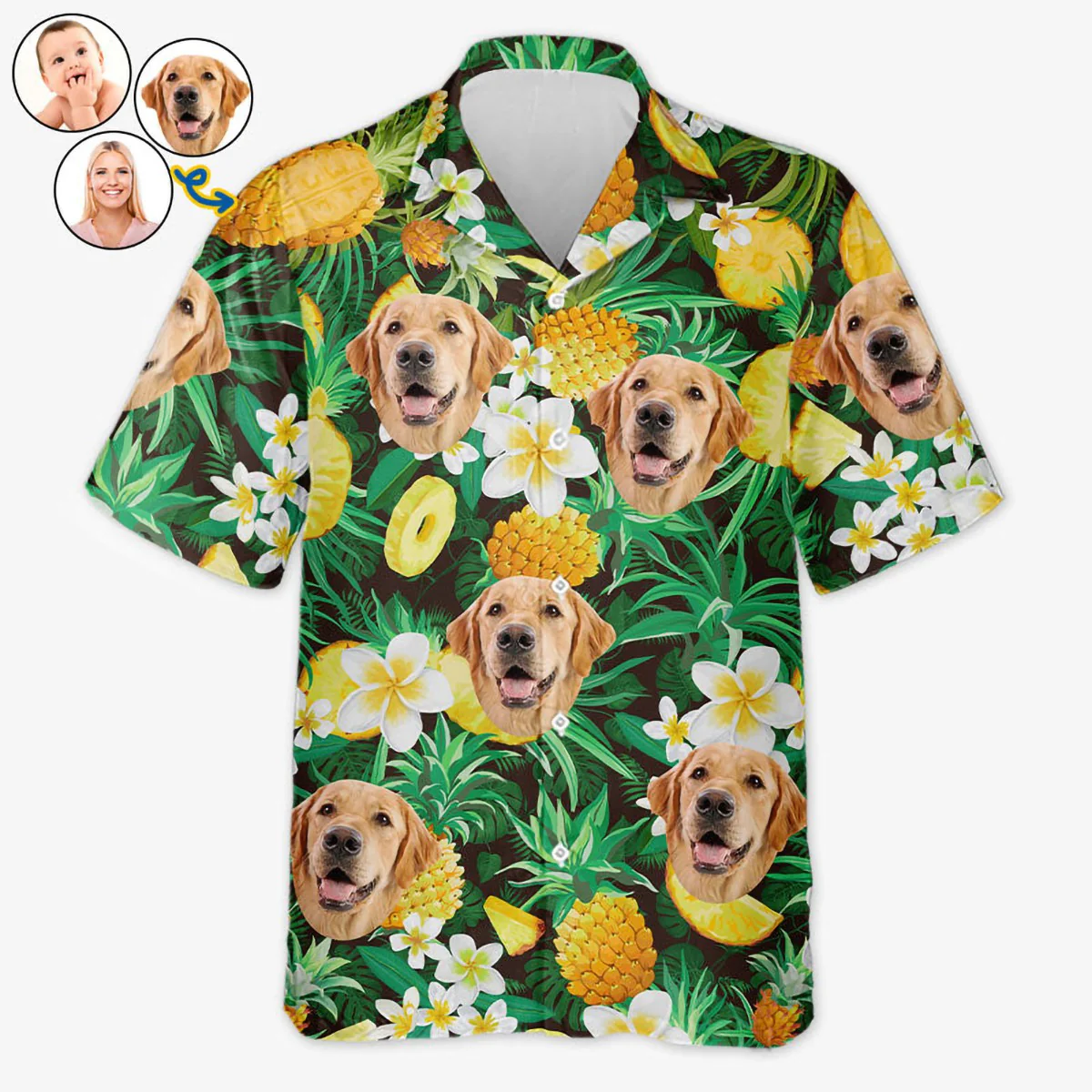 Personalized Photo Hawaiian Beach Shirt - Image 5