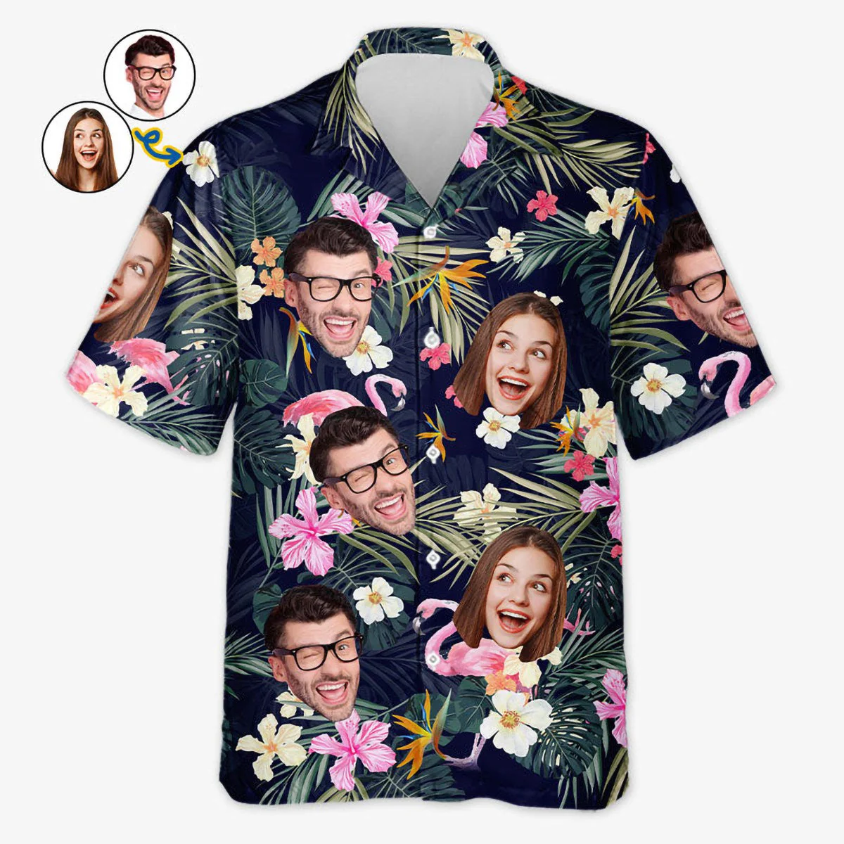 Personalized Photo Hawaiian Beach Shirt - Image 7