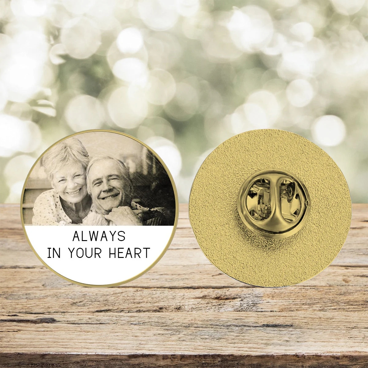 Personalized Photo Lapel Pin-Memorial Service, Funeral Keepsake, Bereavement Loss Gift - Image 7