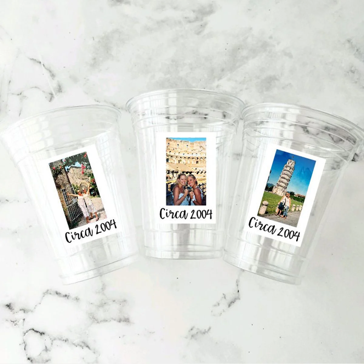 Personalized Photo Plastic Party Cups Party Decorations - Image 10