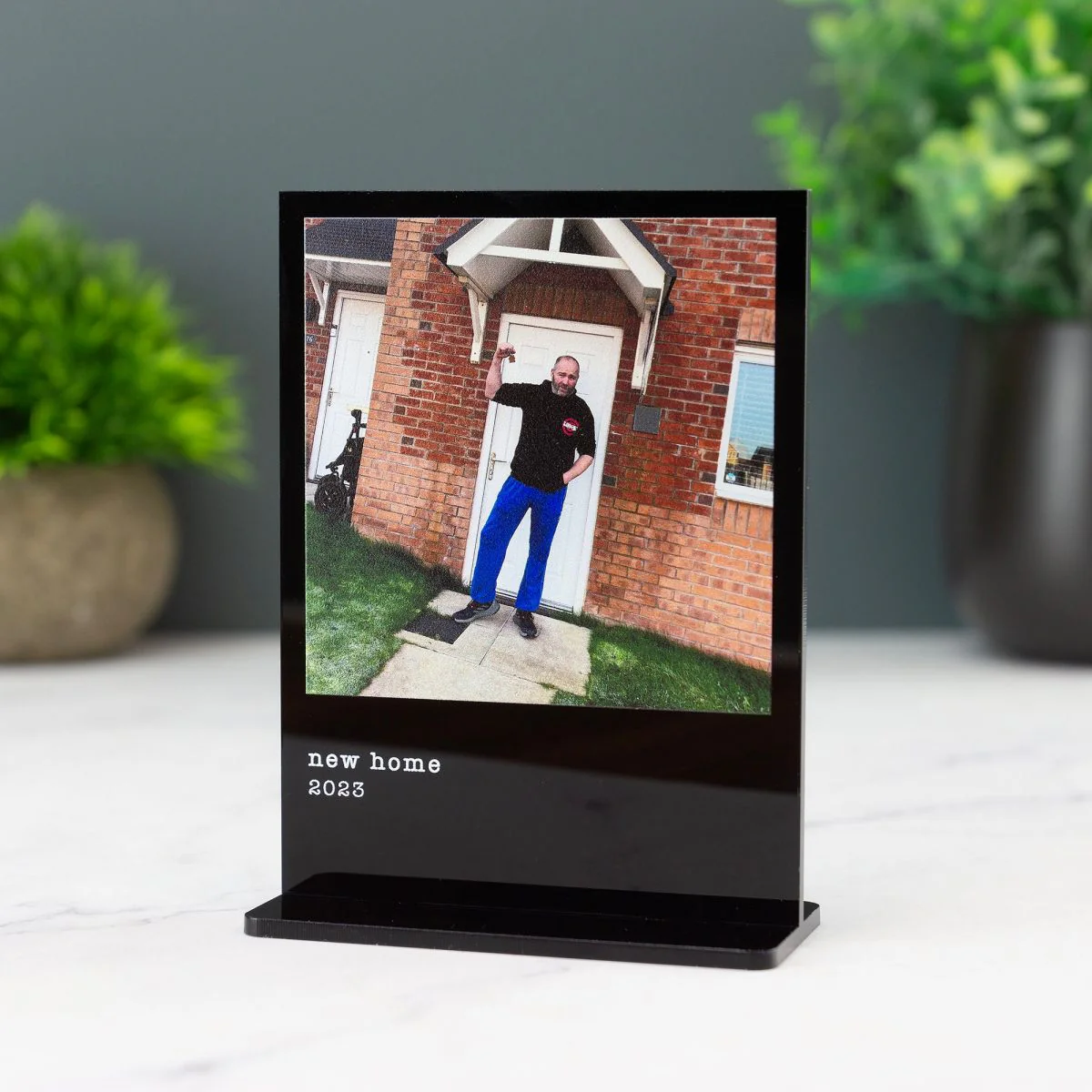 Personalized Photo Print Plaque With Custom Message - Image 4
