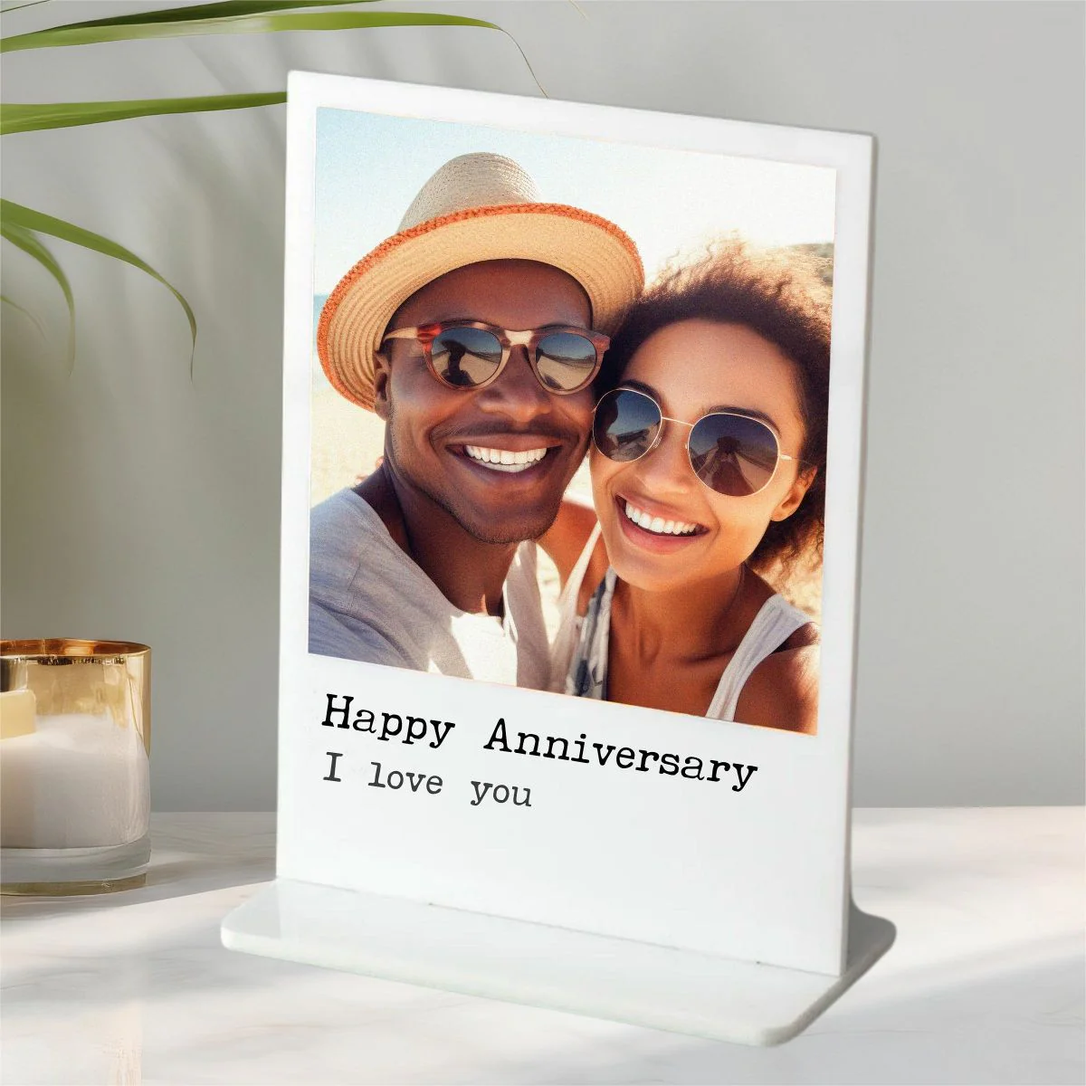 Personalized Photo Print Plaque With Custom Message - Image 7