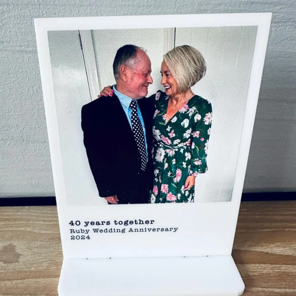 Personalized Photo Print Plaque With Custom Message - Image 8