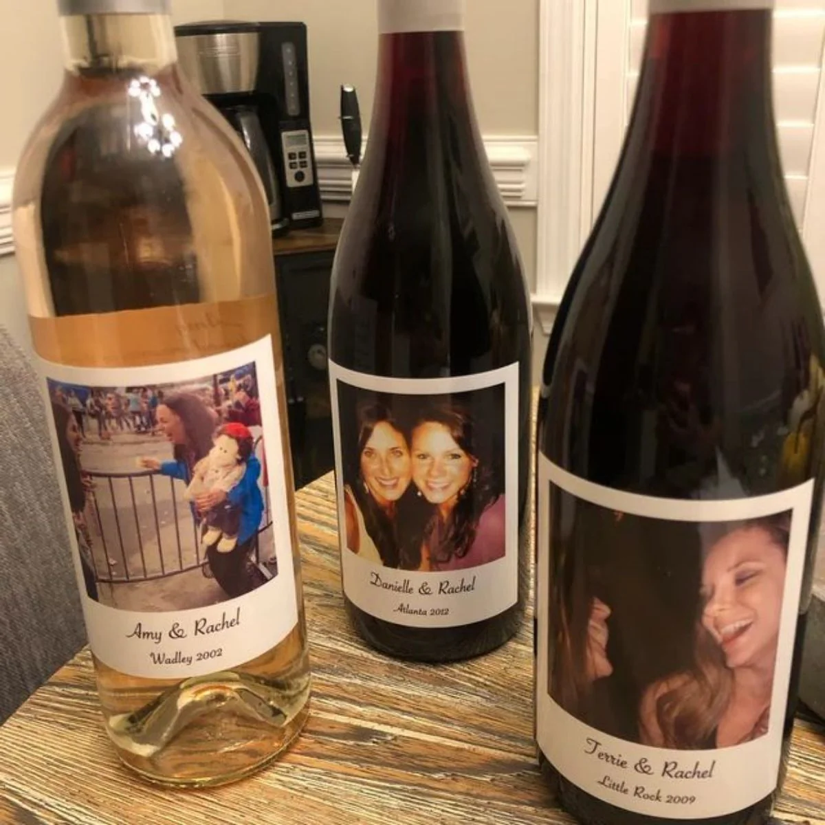Personalized Photo Wine Labels Party Decoration - Image 6