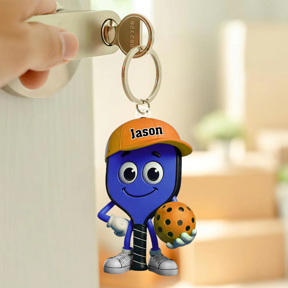 Personalized Pickleball Acrylic Keychain, Gift for pickleball lovers - Image 5