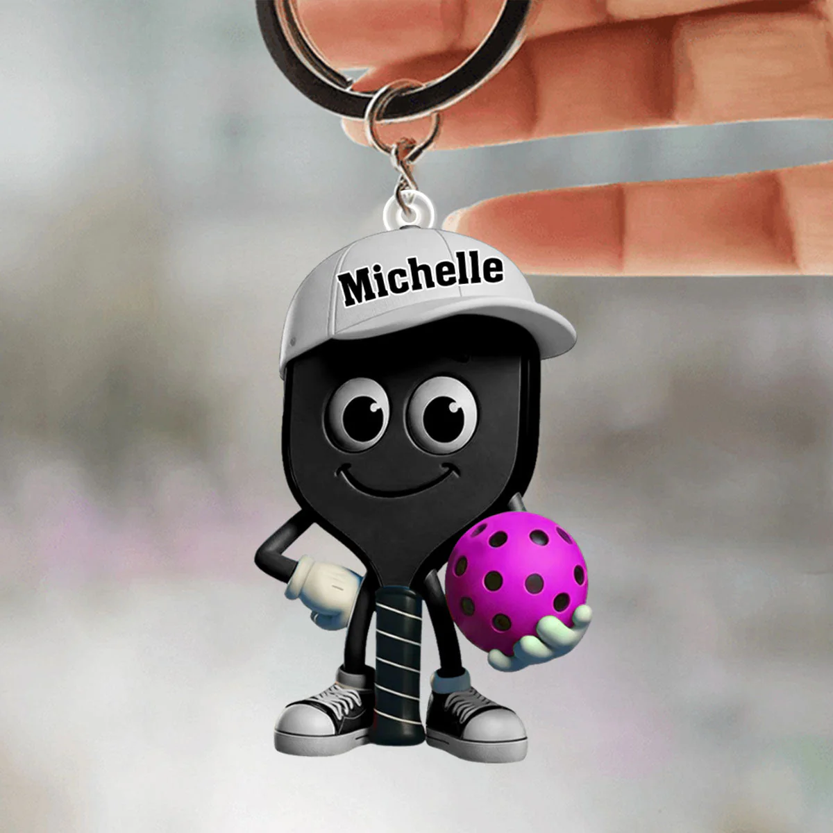 Personalized Pickleball Acrylic Keychain, Gift for pickleball lovers - Image 6