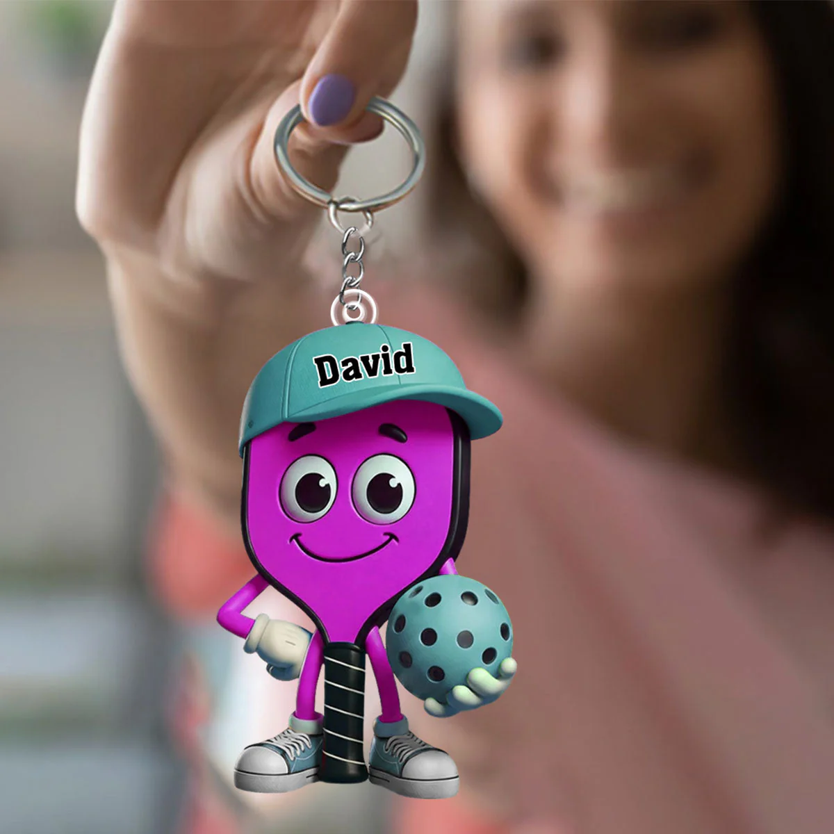 Personalized Pickleball Acrylic Keychain, Gift for pickleball lovers - Image 7