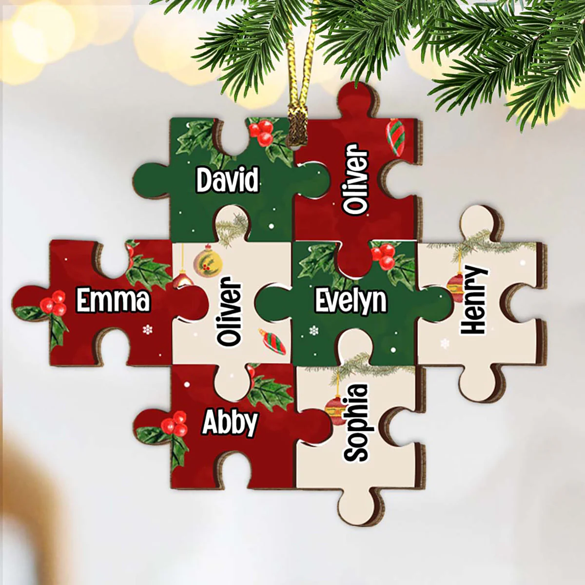 Personalized Pieces Of Our Family Ornament - Image 2
