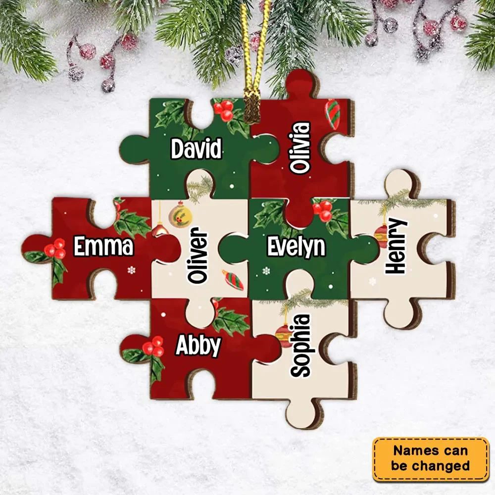 Personalized Pieces Of Our Family Ornament - Image 3