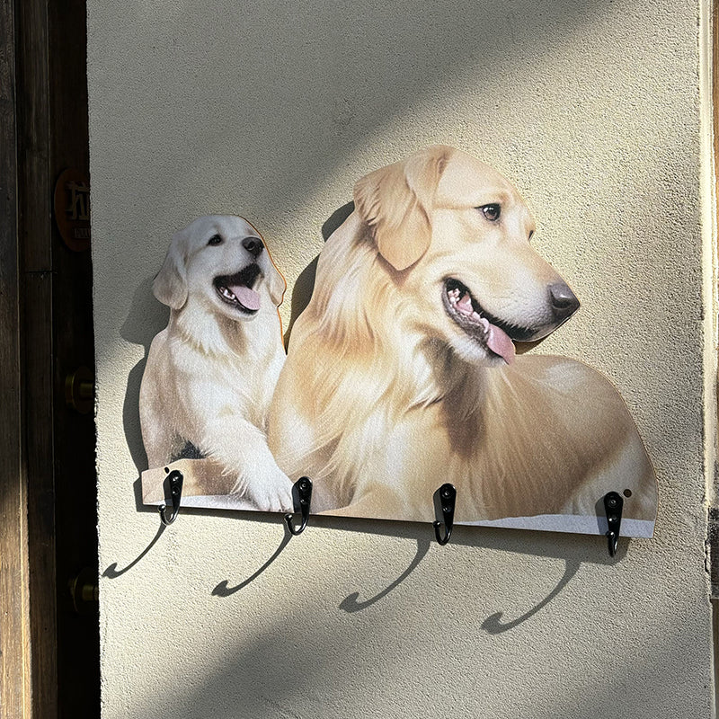 Personalized Portrait Family Key Hook Holder Gift For Pet Lover - Image 5