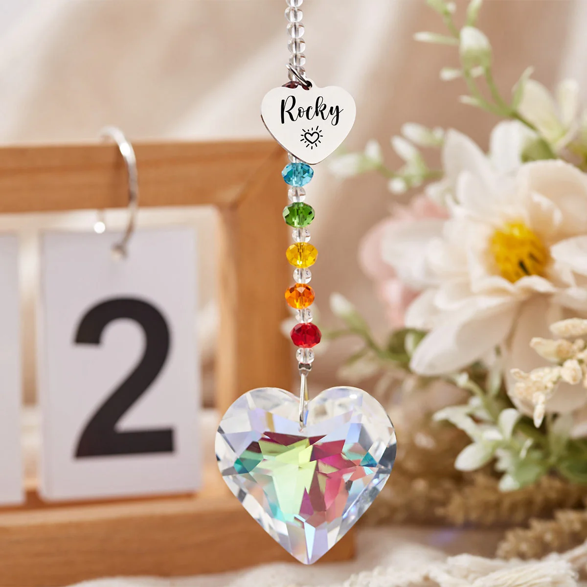 Personalized Rainbow bridge pet Sun catcher-Memorial Gift,dog/cat/pet remembrance - Image 3