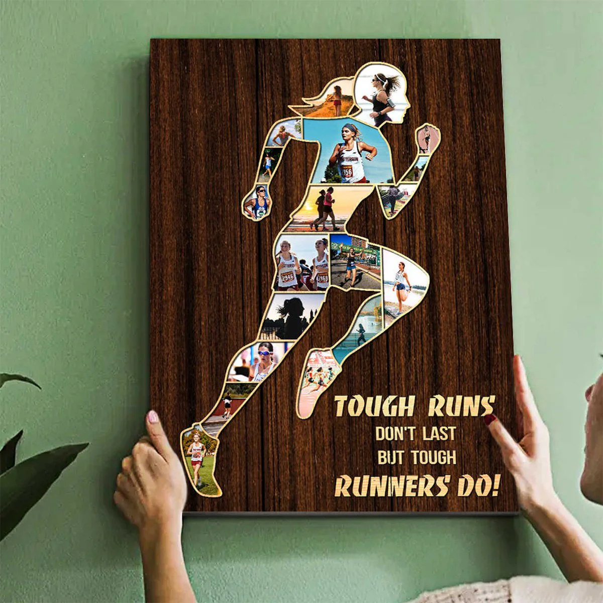 Personalized Runner Photo Collage Poster,Gift For Coach, Running Lovers,Marathon Photo Gift - Image 5