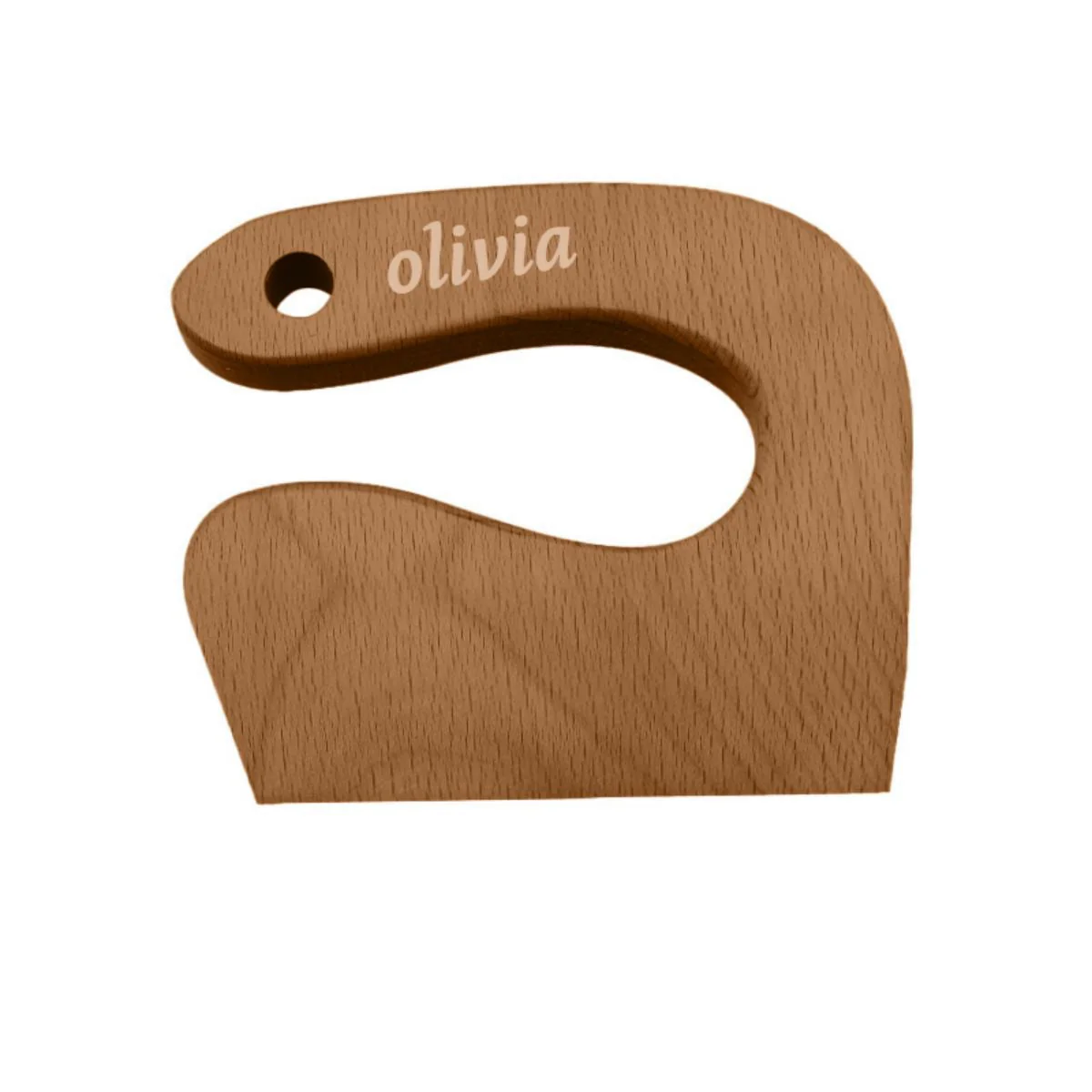 Personalized Safe Wooden Knife for Kids - Image 2