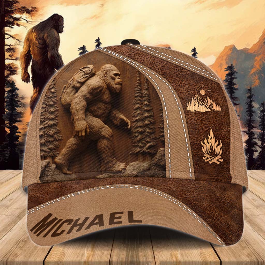 Personalized Sasquatch Hiking Classic Cap - Image 2