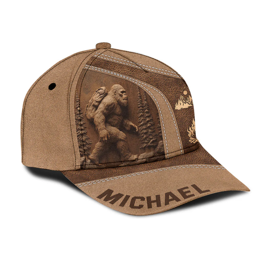 Personalized Sasquatch Hiking Classic Cap - Image 7