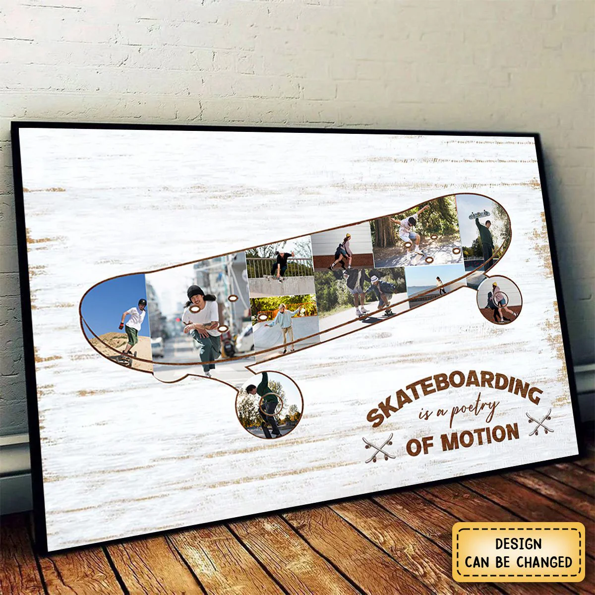 Personalized Skateboard Photo Collage Canvas,Gift for Skaters - Image 4