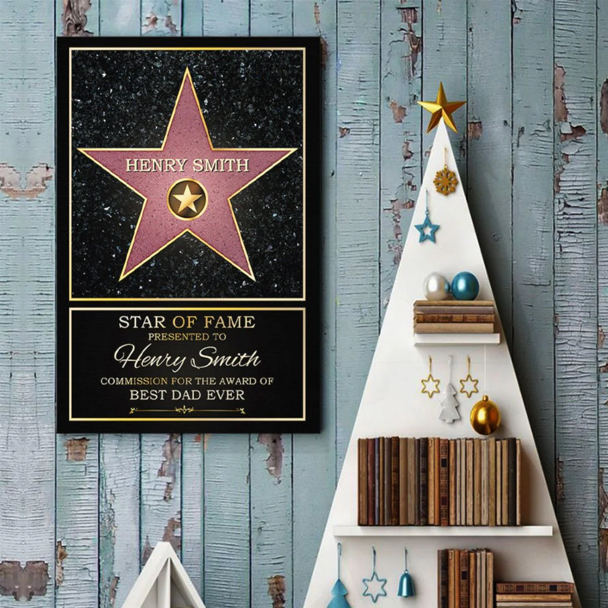 Personalized Star Of Fame, Best Mom, Best Dad Of The Year  Poster - Image 4