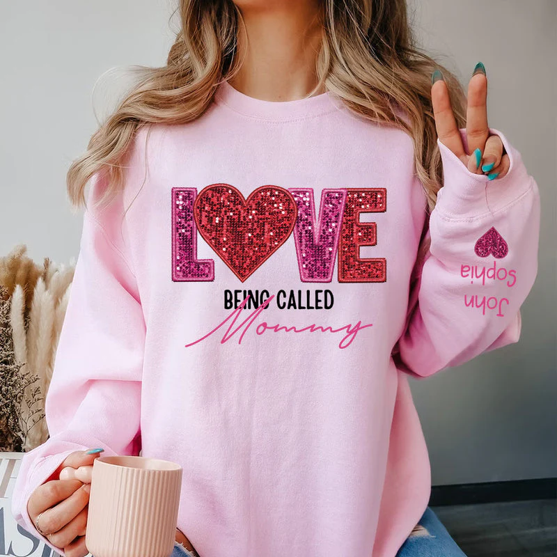 Personalized Sweatshirt - Love Being Called Grandma - Image 4