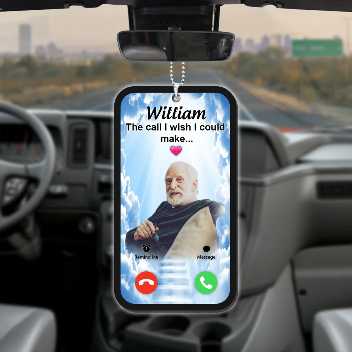 Personalized The Call I Wish I Could Answer Heaven Memorial Ornament - Image 4