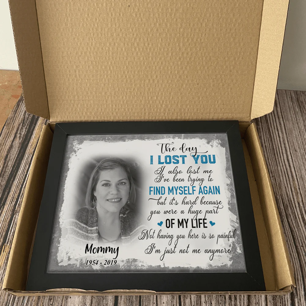 Personalized The Day I Lost You I Also Lost Me Family Picture Frame - Image 2