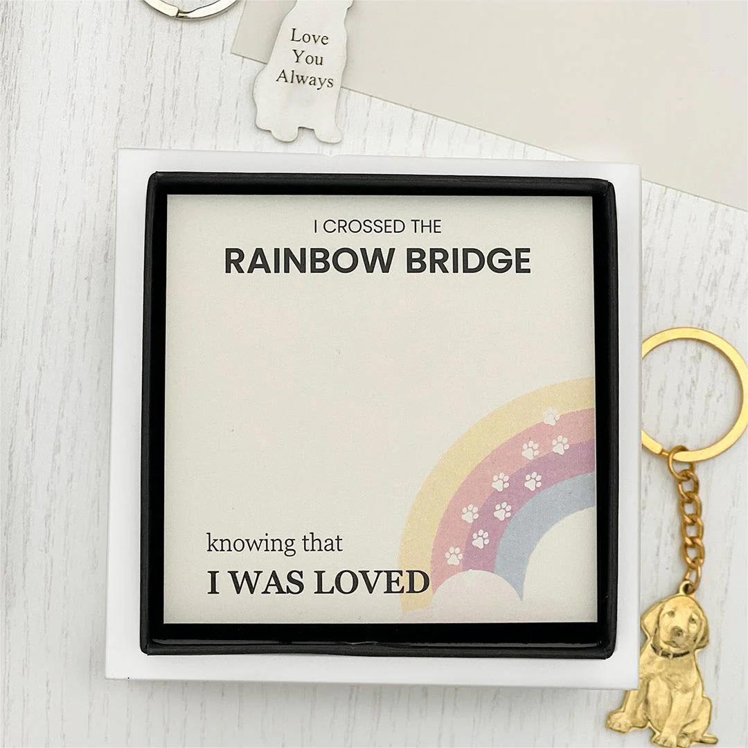 Personalized The Rainbow Bridge Life - Like Photo Keychain - Image 3