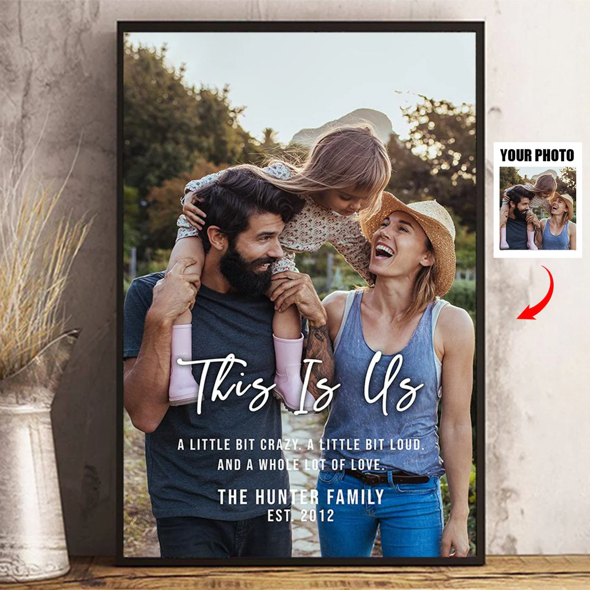 Personalized This is Us Family Photo Poster - Image 2