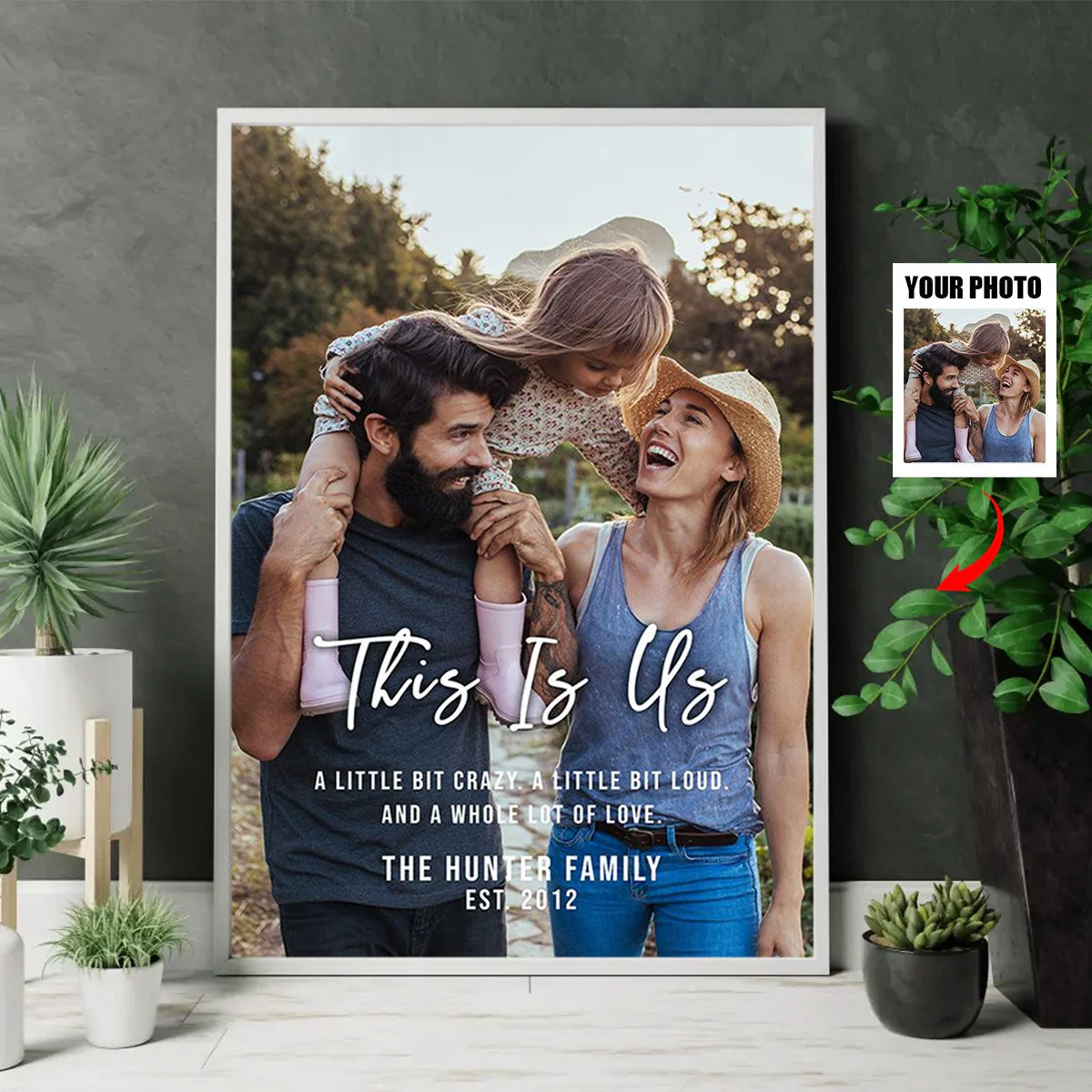 Personalized This is Us Family Photo Poster - Image 3
