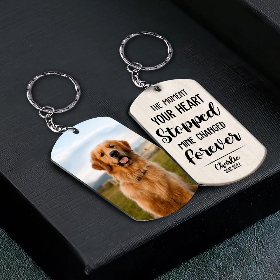 Personalized Upload Your Dog Photo You Are My Favorite Hello And My Hardest Goodbye Keychain Printed - Image 3