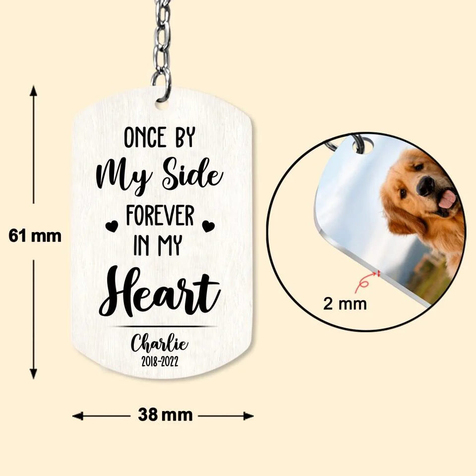 Personalized Upload Your Dog Photo You Are My Favorite Hello And My Hardest Goodbye Keychain Printed - Image 4
