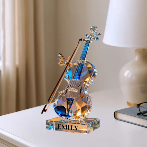 Personalized Violin Music Crystal Effect Plaque,Gift for Violinist - Image 5