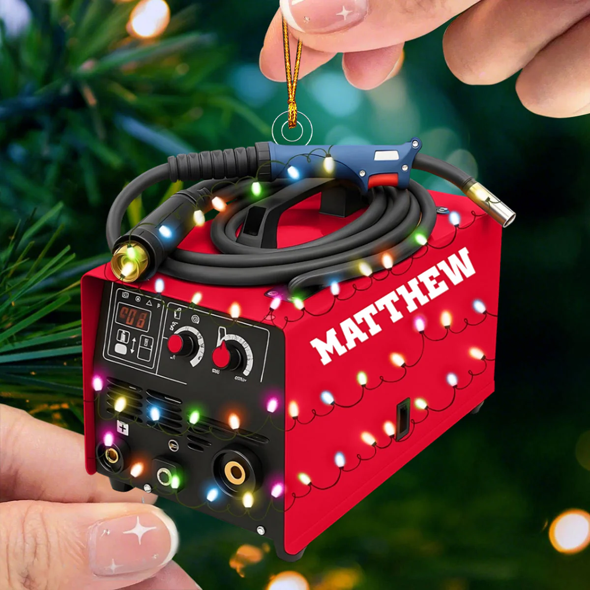 Personalized Welder Ornament,Welding Tool Ornaments for Christmas Tree - Image 6