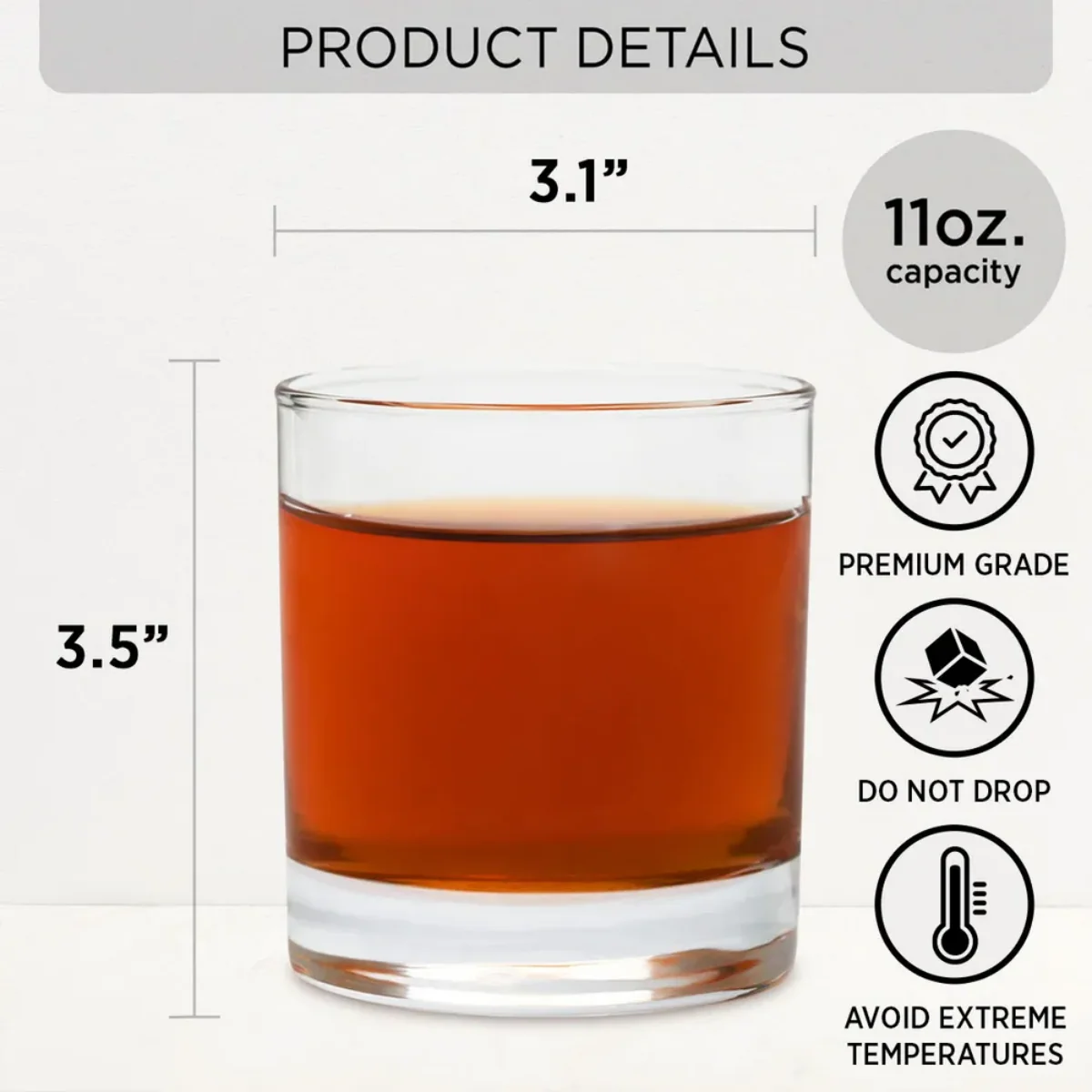 Personalized Whiskey Glass Gift for Brother - Thanks For Being My Brother - Image 7