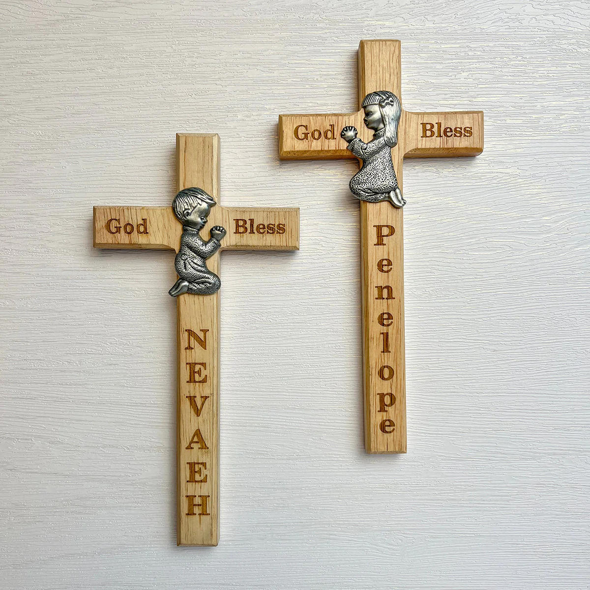 Personalized Wood Cross-Bless For Boys and Girls - Image 6