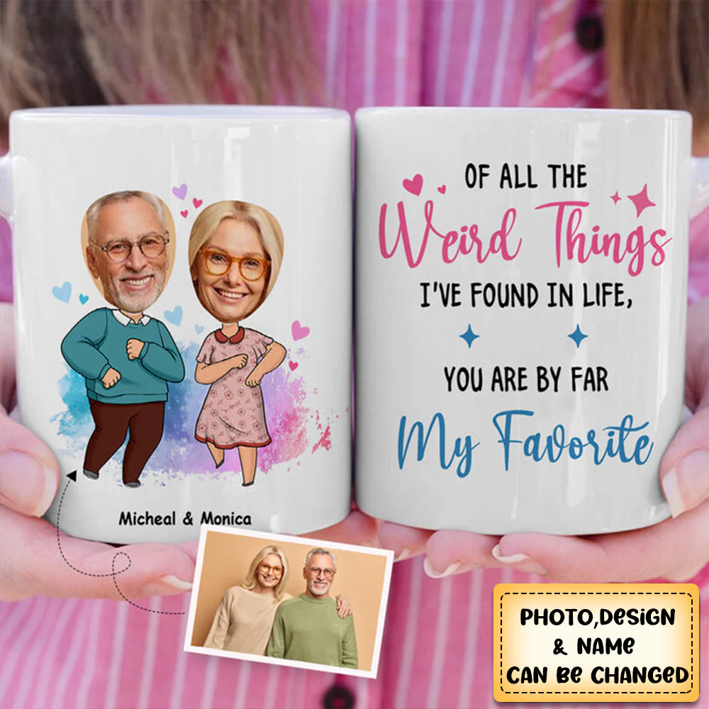 Personalized You Are By Far My Favorite Couple Mug - Image 2