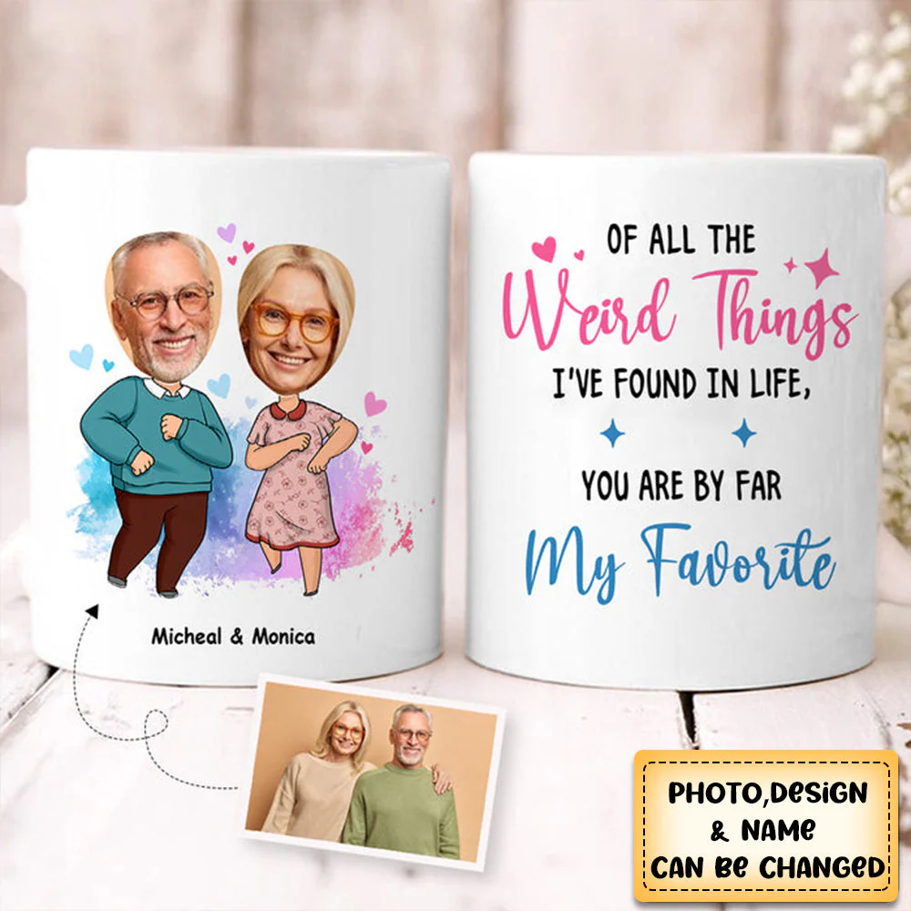 Personalized You Are By Far My Favorite Couple Mug - Image 4